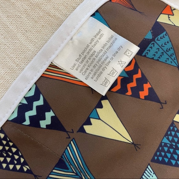 Boho Gender Neutral Teepee Foldable Travel Changing Pad - Picture 5 of 7